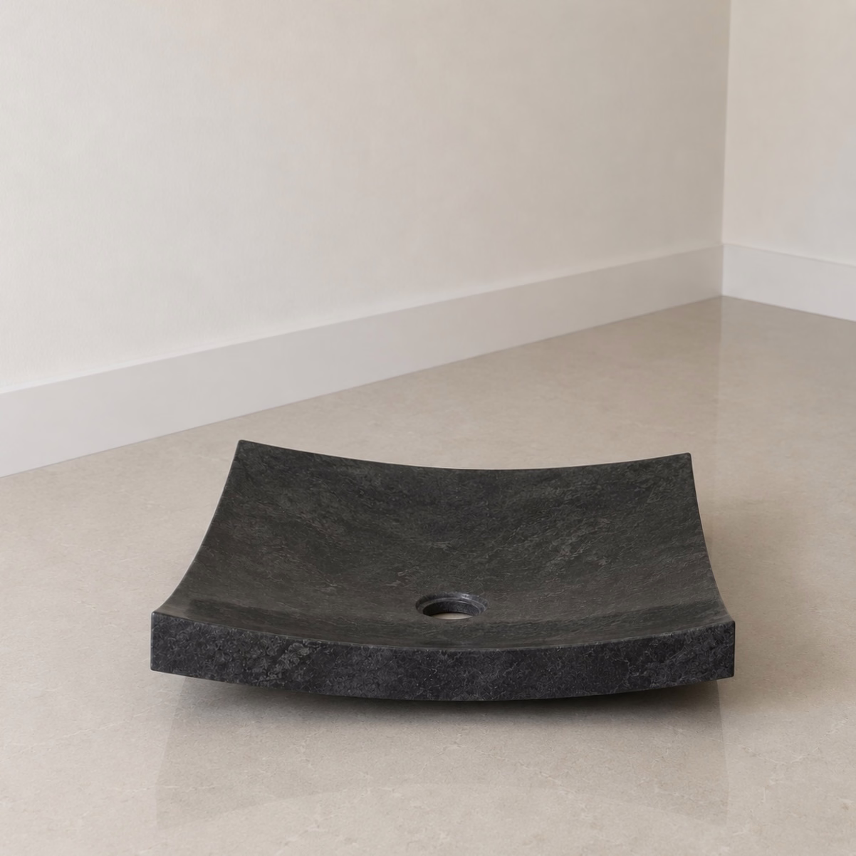 Marble Stone Sink - Handcrafted Rectangular
