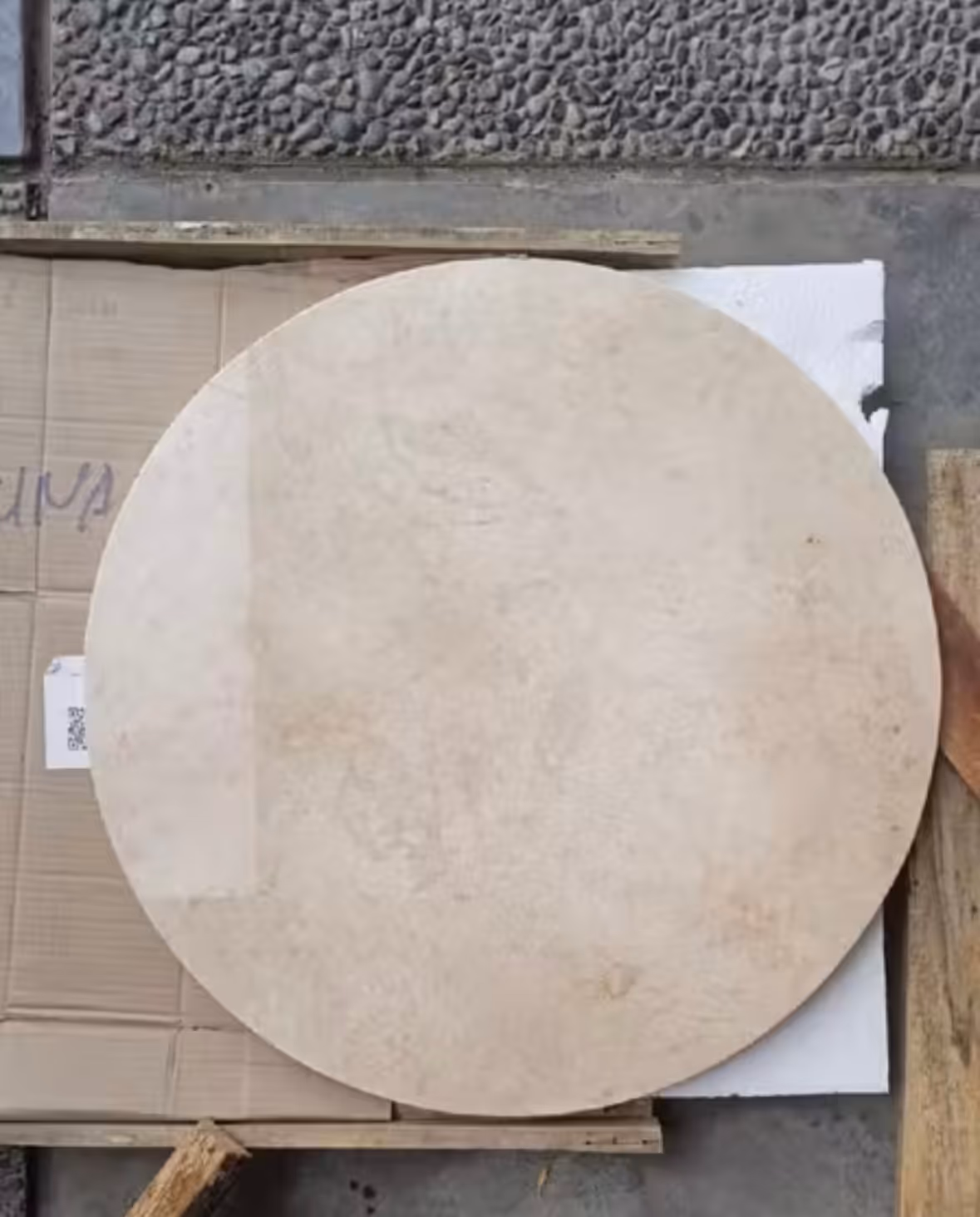 Marble Stone Dining Table - Handcrafted Pedestal — view 7